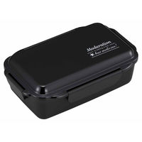 弁当容器 カームカラー ランチボックス PCD-900 ブラック 00417370 1ケース(30個(5個×6))（直送品）