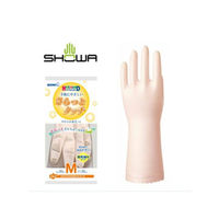 ショーワグローブ ゴム手袋 ナイスハンドさらっとタッチ M・パールグリーン 00442265 1ケース(120個)（直送品）