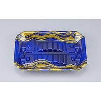 シーピー化成 鮮魚トレー 匠筏25-17-26A 静波紺 005251761A860 1ケース(600個(50個×12))（直送品）