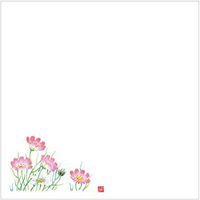 カミイソ産商 敷紙 耐油天紙 4寸 No.0029 コスモス 00534692 1袋(100個)（直送品）