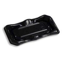 デンカポリマー 和菓子容器 富士1-3(3)黒HF 00593333 1ケース(1200個(50個×24))（直送品）