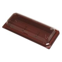 デンカポリマー 和菓子容器 和菓子3個R/B 00599582 1ケース(900個(50個×18))（直送品）