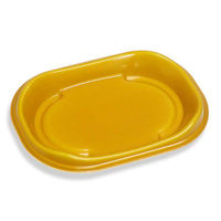 デンカポリマー 軽食容器 D’sプラスPR23-16 黄 00605830 1ケース(600個(50個×12))（直送品）