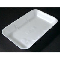 JSPパッケージング 発泡トレー トレー X-101 白 00647846 1ケース(1500個(100個×15))（直送品）