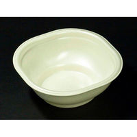 デンカポリマー どんぶり容器 グルメ丼20本体K無地 00656458 1ケース(800個(50個×16))（直送品）