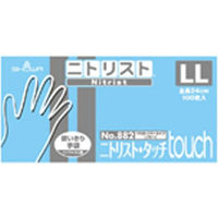 ショーワグローブ ニトリル手袋 No.882 ニトリストタッチ LL 100枚 00708551 1ケース(20個)（直送品）
