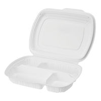 三宝化成工業 弁当容器 リアースボックス Lサイズ 00710126 1ケース(200個(25個×8))（直送品）