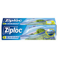 旭化成ホームプロダクツ 保存袋 ジップロック フリーザーバッグ S 20枚入 00715518 1ケース(24個)（直送品）