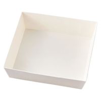 ケーピープラテック 弁当容器 KM-73 本体 ホワイト 00715678 1ケース(400個(50個×8))（直送品）