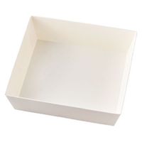 ケーピープラテック 弁当容器 KM-75 本体 ホワイト 00715680 1ケース(400個(50個×8))（直送品）