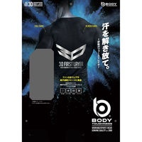 BTデュアル3Dファーストレイヤーショートスリーブネックシャツ M 11.ブラック 00745027 1ケース(60個(5個×12))（直送品）