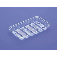 デンカポリマー 透明トレー TQ-45FN 00749064 1ケース(3400個(100個×34))（直送品）