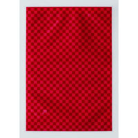 ベリーパック 真空袋 ナイロン印刷規格三方袋VR3格子柄赤 00759043 1ケース(3000個(100個×30))（直送品）