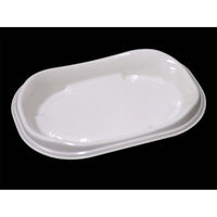 デンカポリマー 軽食容器 D’sプラスPR22-15 白 00760366 1ケース(600個(50個×12))（直送品）