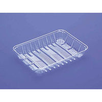 デンカポリマー 透明トレー TQ-400FN 00760379 1ケース(1600個(100個×16))（直送品）