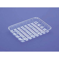 デンカポリマー 透明トレー TQ-400N(K) 00760380 1ケース(1600個(100個×16))（直送品）