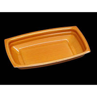 デンカポリマー 惣菜容器 夢デリ40木目新 00760415 1ケース(900個(50個×18))（直送品）