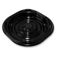 デンカポリマー 軽食容器 D’sプラスinDM210(Z) 黒 00760418 1ケース(600個(50個×12))（直送品）