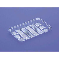 デンカポリマー 透明トレー TQ-45MN 00760436 1ケース(3400個(100個×34))（直送品）