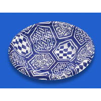 デンカポリマー どんぶり容器 趣き丼50本体六角市松 00760502 1ケース(600個(50個×12))（直送品）