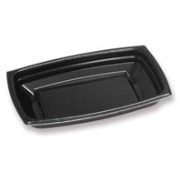 デンカポリマー 惣菜容器 夢デリ40黒 00760506 1ケース(900個(50個×18))（直送品）