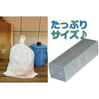 中本アドバンストフィルム LDゴミ袋 Shu-Lock 水色フラワー 50枚入ロールタイプ 00765578 1ケース(25個)（直送品）