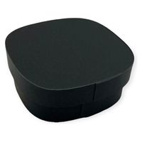 山田曲物 弁当容器 三味胴ミニ ブラック 00768191 1ケース(288個)（直送品）