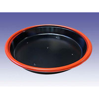 デンカポリマー 寿司桶 丸桶-4本体フチ朱K 00775831 1ケース(240個(10個×24))（直送品）