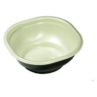 デンカポリマー どんぶり容器 グルメ丼20本体K黒 00775895 1ケース(800個(50個×16))（直送品）