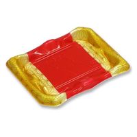 デンカポリマー 軽食容器 富士2-3(6)麻帯HF 00775914 1ケース(900個(50個×18))（直送品）