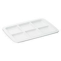 アヅミ産業 食器 SM-11336SW ビュプレ6(白色) 00776743 1点（直送品）