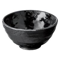 アヅミ産業 食器 SM-11496SS 飯碗(漆黒色) 00776777 1点（直送品）