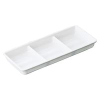 アヅミ産業 食器 SM-11159SW 3点薬味入レ(白色) 00776795 1点（直送品）
