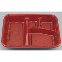 シーピー化成 弁当容器 Z-115 あかね本体(B) 0106115001235 1ケース(600個(100個×6))（直送品）