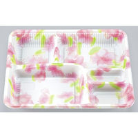 シーピー化成 弁当容器 Z-258(B) 蘭 本体 0106258001415 1ケース(400個(20個×20))（直送品）