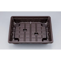 シーピー化成 仕出し弁当容器 U-70(B) 大輪 本体 0116070000505 1ケース(320個(20個×16))（直送品）