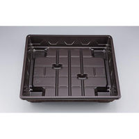 シーピー化成 仕出し弁当容器 U-73(B) 大輪 本体 0116073000505 1ケース(200個(20個×10))（直送品）