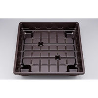 シーピー化成 仕出し弁当容器 U-75(B) 大輪 本体 0116075000505 1ケース(200個(20個×10))（直送品）