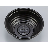シーピー化成 どんぶり容器 BF-362 黒本体 0140362000525 1袋(50個)（直送品）