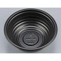 シーピー化成 どんぶり容器 BF-363 黒本体 0140363000525 1袋(50個)（直送品）