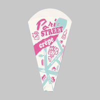 デリボックス パリスクレープ袋 ピンク 01464 1ケース(2000個(100個×20))（直送品）