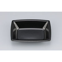 シーピー化成 惣菜容器 TN舟渡15-10 黒本体 0250915100525 1ケース(2400個(50個×48))（直送品）