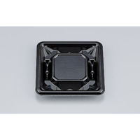 シーピー化成 惣菜容器 SF冴盛11-11 黒本体 0278211110525 1ケース(1600個(50個×32))（直送品）