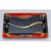 シーピー化成 惣菜容器 SF冴盛24-17 いさご赤本体 0278224179685 1ケース(600個(50個×12))（直送品）