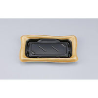 シーピー化成 寿司容器 SF瀬戸波13 松漆本体 027861300A835 1ケース(1200個(50個×24))（直送品）