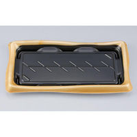 シーピー化成 寿司容器 SF瀬戸波26 松漆本体 027862600A835 1ケース(600個(50個×12))（直送品）