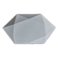 スタイレム瀧定大阪 パルプモールド asanoha六角中皿φ190mm H13mm 030AS000105 1ケース(50個)（直送品）