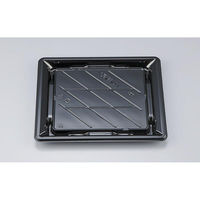 シーピー化成 寿司容器 NU桟橋34 黒 本体 0394034000525 1ケース(600個(50個×12))（直送品）