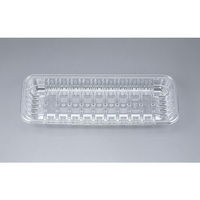 シーピー化成 透明トレー COPN-CQ10-25(T) 0441710258010 1ケース(1200個(100個×12))（直送品）