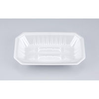 シーピー化成 発泡トレー 新L筏25-15-37 無地 0513251560150 1ケース(800個(50個×16))（直送品）